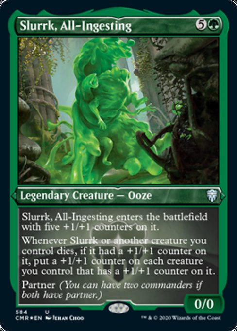Slurrk, All-Ingesting (Foil Etched) (Commander Legends) Light Play Foil