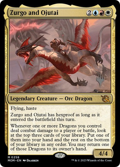 Zurgo and Ojutai (Promo Pack: March of the Machine) Near Mint
