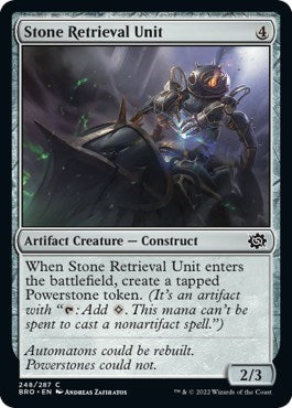 Stone Retrieval Unit (The Brothers' War) Medium Play Foil