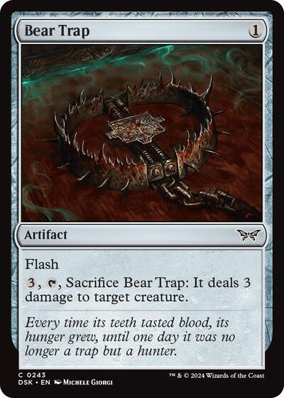 Bear Trap (Duskmourn: House of Horror) Near Mint Foil