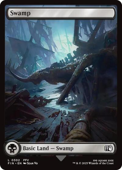 Swamp (0302) (Universes Beyond: FINAL FANTASY) Near Mint Foil