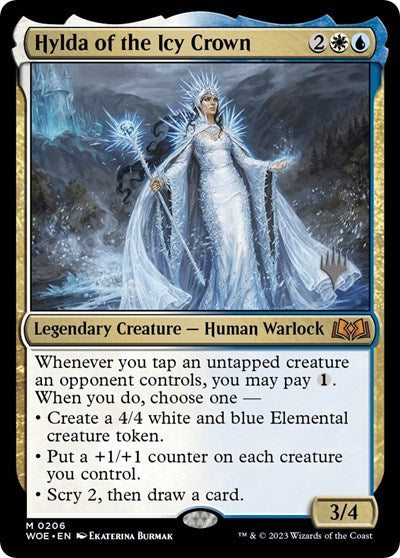 Hylda of the Icy Crown (Promo Pack: Wilds of Eldraine) Near Mint