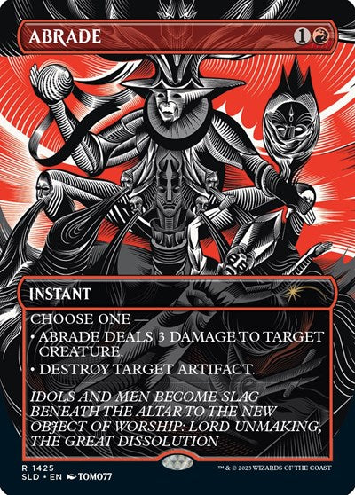 Abrade (Secret Lair) Light Play Foil