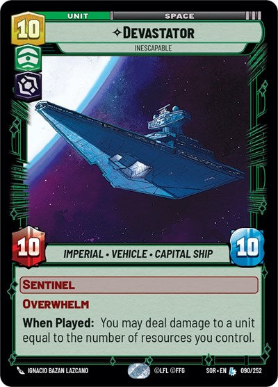 Devastator Inescapable (Spark of Rebellion) Near Mint Foil
