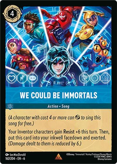 We Could Be Immortals (Azurite Sea) Near Mint Cold Foil