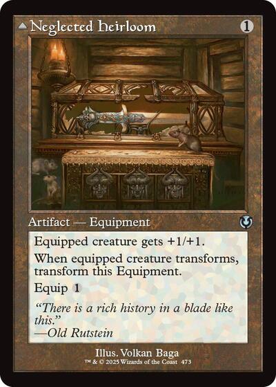 Neglected Heirloom (Retro Frame) (Innistrad Remastered) Near Mint Foil