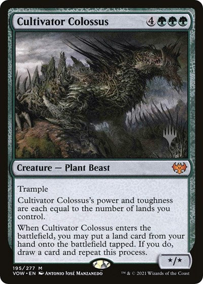 Cultivator Colossus (Promo Pack: Dominaria United) Near Mint Foil
