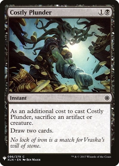 Costly Plunder (Mystery Booster) Light Play