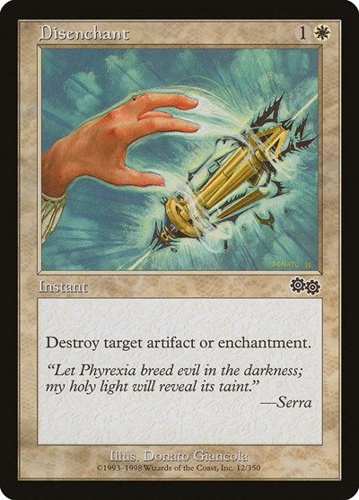 Disenchant (Urza's Saga) Medium Play