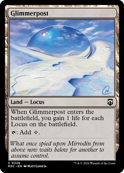 Glimmerpost (Ripple Foil) (Commander: Modern Horizons 3) Near Mint Foil