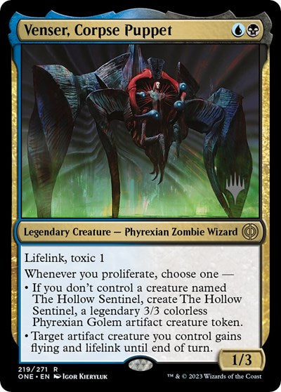 Venser, Corpse Puppet (Promo Pack: Phyrexia: All Will Be One) Near Mint