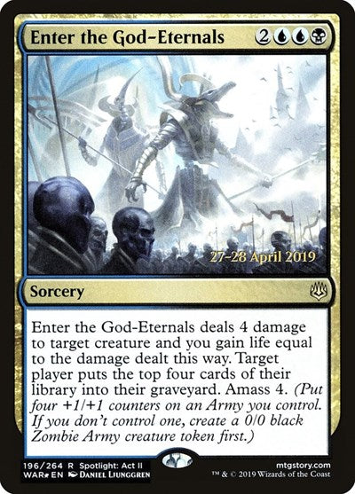 Enter the God-Eternals (Promos: Prerelease Cards) Light Play Foil