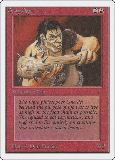 Gray Ogre (Unlimited) Near Mint