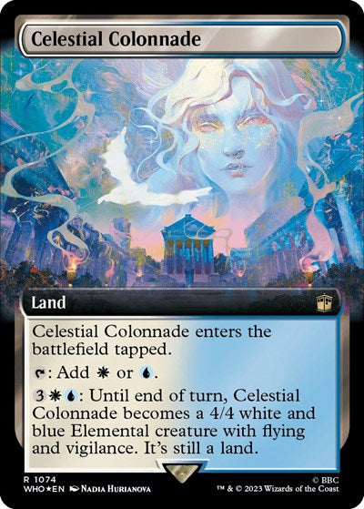 Celestial Colonnade (Extended Art) (Surge Foil) (Universes Beyond: Doctor Who) Near Mint Foil