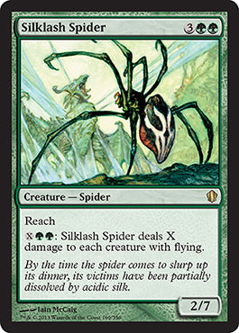 Silklash Spider (Commander 2013 Edition) Light Play