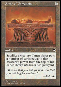 Altar of Dementia (Tempest) Damaged / Poor