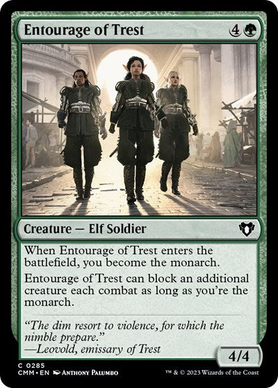 Entourage of Trest (Commander Masters) Light Play Foil