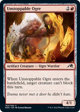 Unstoppable Ogre (Kamigawa: Neon Dynasty) Light Play