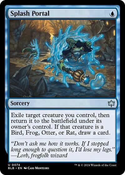 Splash Portal (Bloomburrow) Light Play Foil