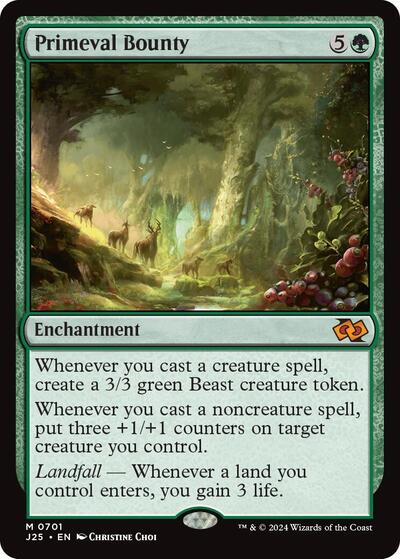 Primeval Bounty (Foundations Jumpstart) Light Play