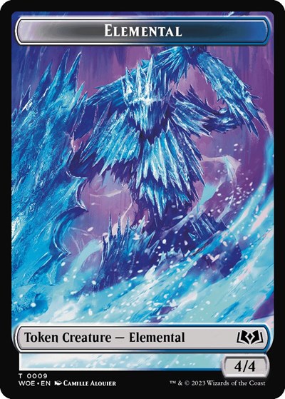 Elemental Token (Wilds of Eldraine) Near Mint