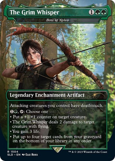 The Grim Whisper - Bow of Nylea (Secret Lair) Light Play Foil