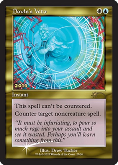 Dovin's Veto (Promos: 30th Anniversary Promos) Medium Play Foil