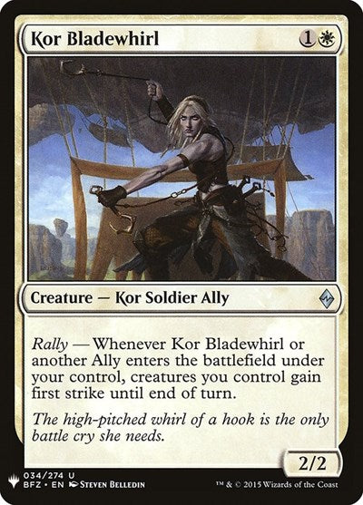 Kor Bladewhirl (Mystery Booster) Light Play