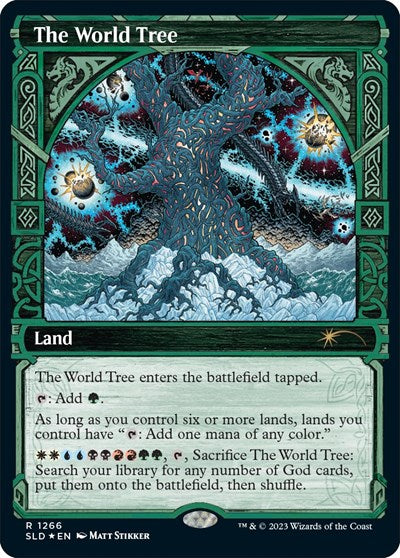 The World Tree (Halo Foil) (Secret Lair) Light Play Foil