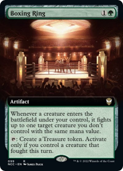 Boxing Ring (Extended Art) (Commander: Streets of New Capenna) Near Mint