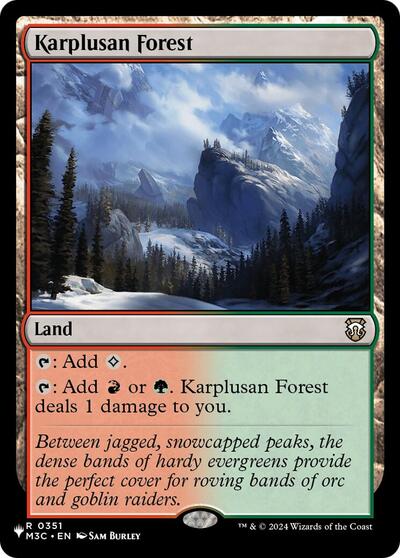 Karplusan Forest (M3C) (The List) Light Play