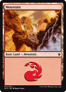 Mountain (274) (Ixalan) Light Play