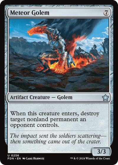 Meteor Golem (Foundations) Light Play