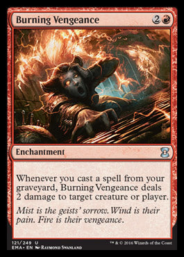 Burning Vengeance (Eternal Masters) Light Play Foil