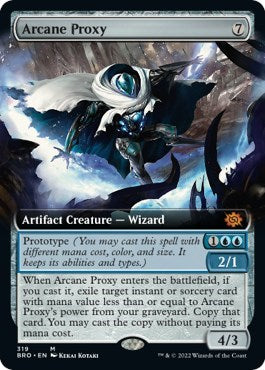 Arcane Proxy (Extended Art) (The Brothers' War) Light Play