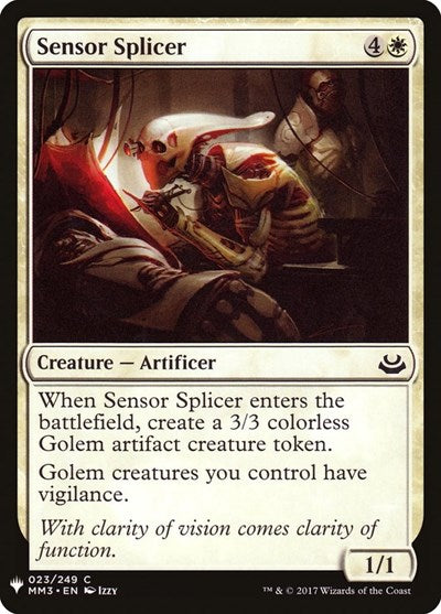 Sensor Splicer (Mystery Booster) Near Mint