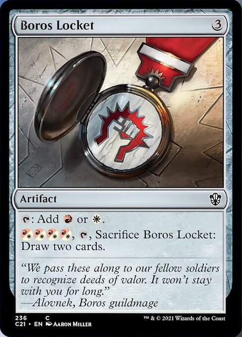 Boros Locket (Commander 2021 Strixhaven) Light Play