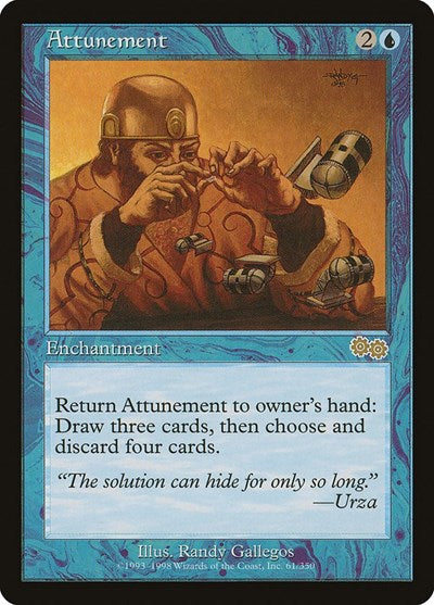 Attunement (Urza's Saga) Heavy Play
