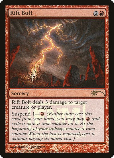 Rift Bolt (Promos: FNM) Medium Play Foil