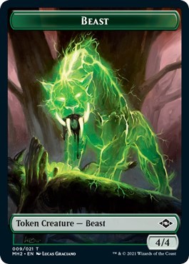 Beast Token (Modern Horizons 2) Near Mint
