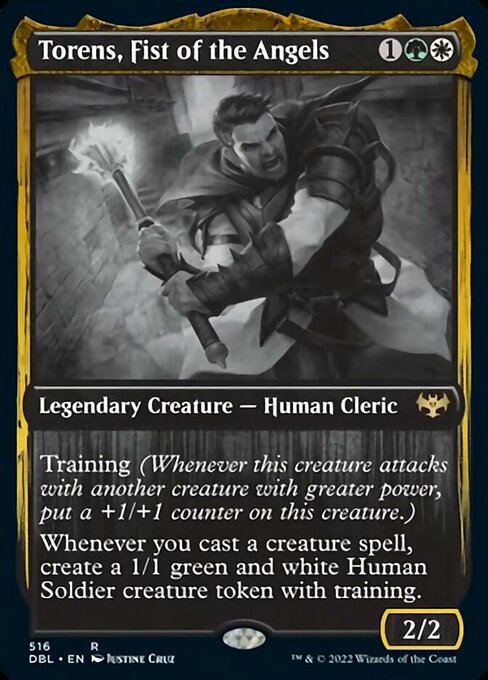 Torens, Fist of the Angels (Innistrad: Double Feature) Light Play Foil