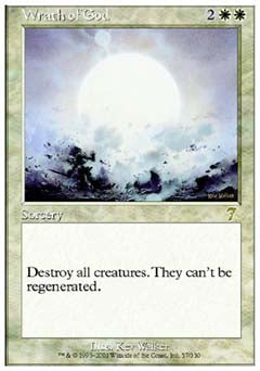 Wrath of God (7th Edition) Heavy Play