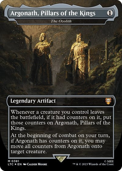 Argonath, Pillars of the Kings - The Ozolith (Surge Foil) (Commander: The Lord of the Rings: Tales of Middle-earth) Light Play Foil