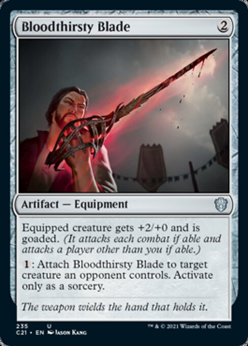 Bloodthirsty Blade (Commander 2021 Strixhaven) Near Mint