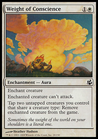 Weight of Conscience (Morningtide) Medium Play Foil