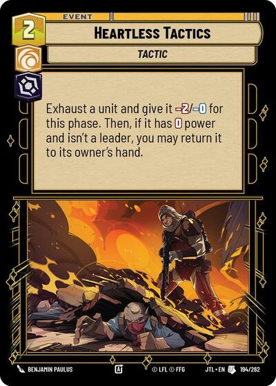 Heartless Tactics (Jump to Lightspeed) Near Mint