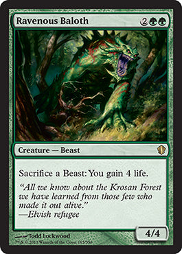 Ravenous Baloth (Commander 2013 Edition) Light Play