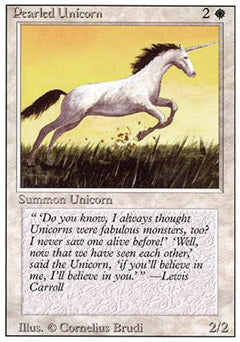 Pearled Unicorn (Revised) Light Play