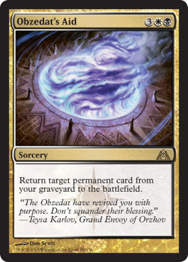 Obzedat's Aid (Dragon's Maze) Near Mint Foil