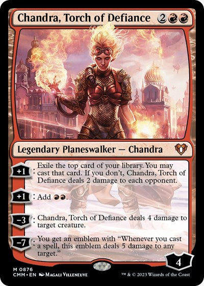Chandra, Torch of Defiance (Commander Masters) Near Mint
